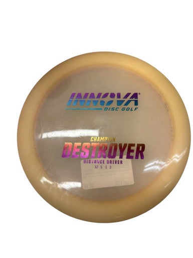 Used Innova CHAMPION DESTROYER Disc Golf Driver Blond 173g 11835-S000205904