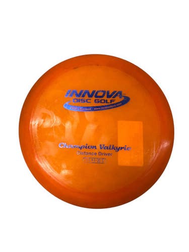 Used Innova CHAMPION VALKYRIE Disc Golf Driver Orange 175g 11835-S000205927