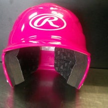 Used Rawlings COLL Batting Helmet No Mask Pink SM 11868-S000067874