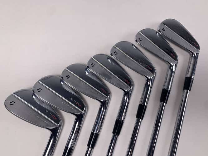 TaylorMade P7TW 2019 Iron Set 4-PW Dynamic Gold X100 X-Stiff Steel Mens RH +1/2"