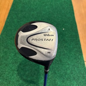 Golf Wood: Men's Wilson Right Handed Fairway Wood 3 Wood (Used)