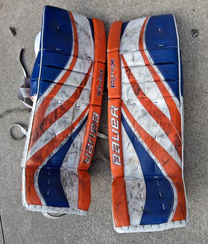 37+1" Bauer RX8 hockey Goalie Leg Pads (Used)