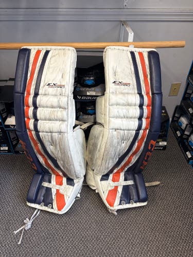 36" CCM Extreme Flex Pro Goalie Leg Pads Pro Stock (Used)