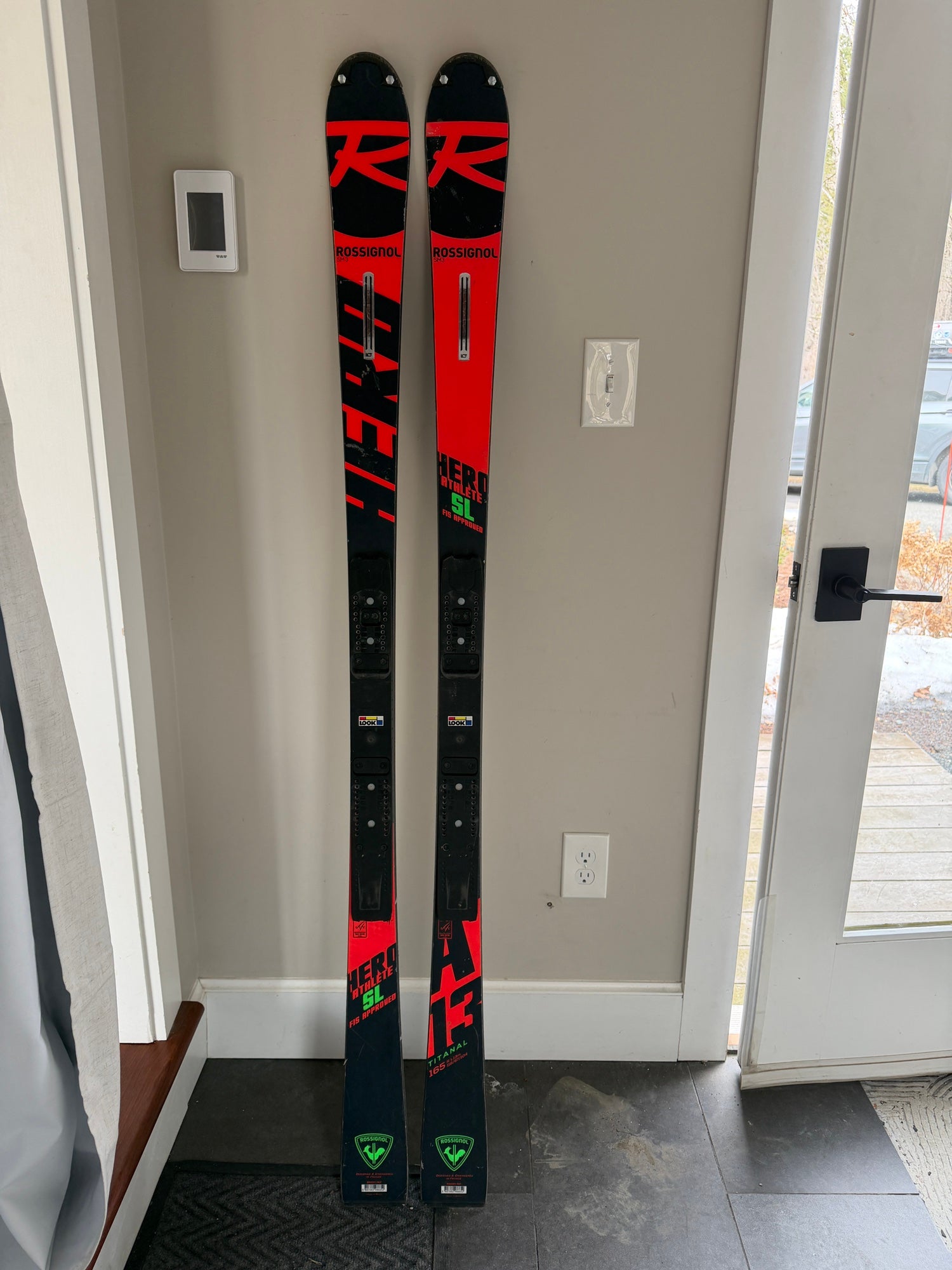 2024 Racing 165 cm Rossignol HERO ATHLETE FIS SL Skis Without