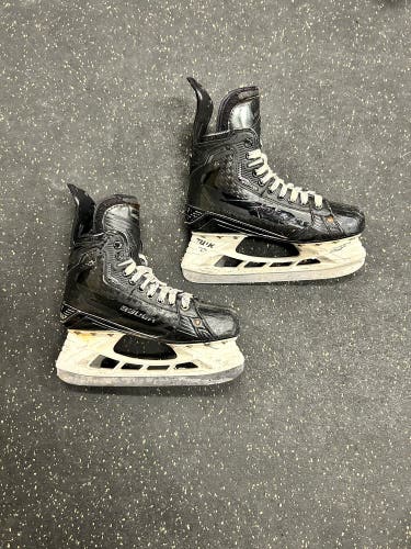 Black 2022 Bauer Supreme Mach Hockey Skates Regular Width Pro Stock 6.5