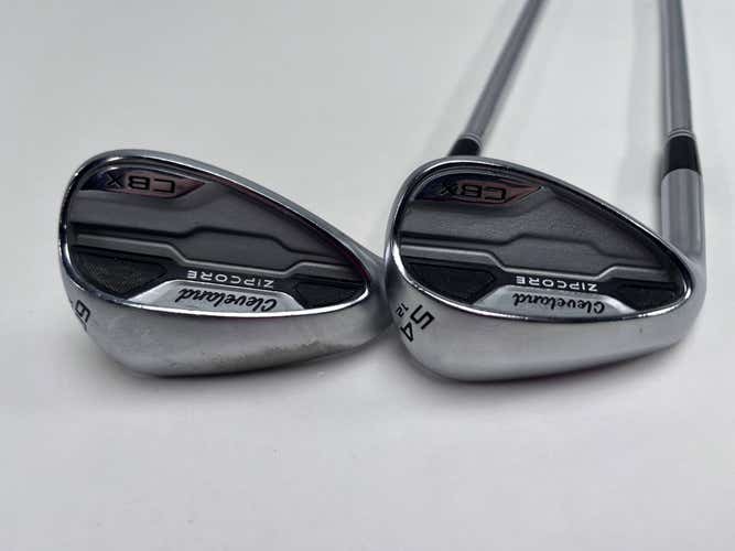 Cleveland CBX Zipcore Wedge Set 54* 12 60* 10 Spinner Tour Issue 115g Steel LH