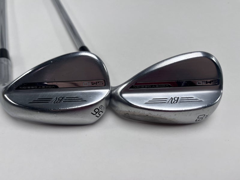Titleist Vokey SM10 Tour Chrome Wedge Set 56* 12 60* 14 Vokey Wedge Steel RH