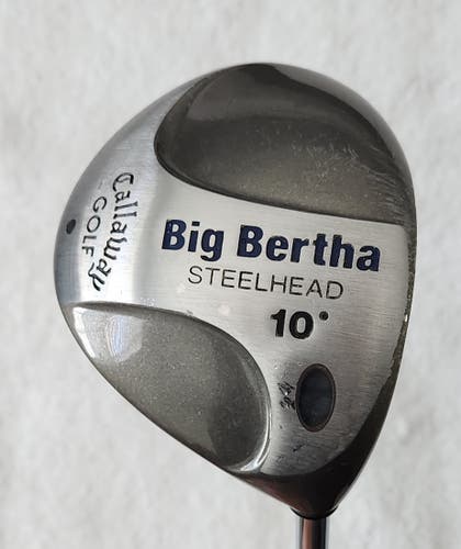 Callaway Big Bertha Steelhead Driver 10° RH; Steel Shaft