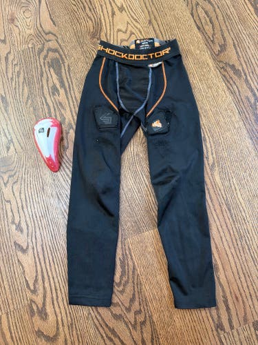 Youth small Shock Doctor Velcro pants  (Used)