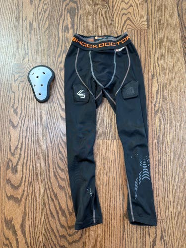 Youth small shock doctor Velcro pants