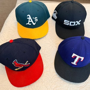 MLB  7 1/8 New Era Hats- 4 (Used)