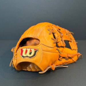 Rare Wilson Staff stock HWTDKH RH Infield Baseball Glove 11.5" (Used)