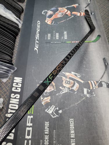 P28M | 85 Flex NEW! Senior CCM XF Ghost Left Hand NHL Hockey Stick Pro Stock
