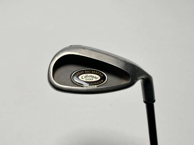 Callaway Big Bertha Tungsten Titanium Lob Wedge LW Wedge Graphite Mens RH