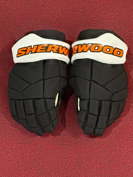 Philadelphia Flyers Sher-Wood Rekker Morph 1 Gloves (New) item #swpa
