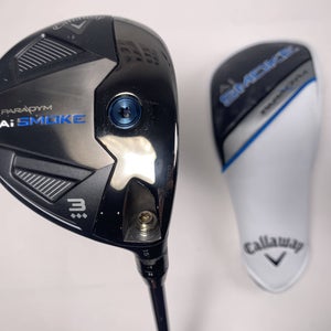 Callaway Paradym Ai Smoke TD 3 Fairway 15* HZRDUS 6.0 Gen 4 Dual Stiff RH HC