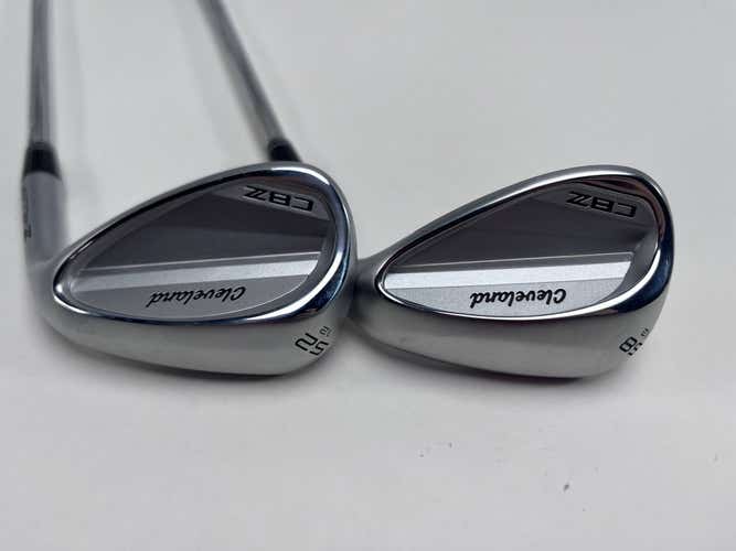 Cleveland CBZ Wedge Set 52* 12 | 58* 12 KBS Hi Rev 2.0 115g Wedge Steel Mens RH