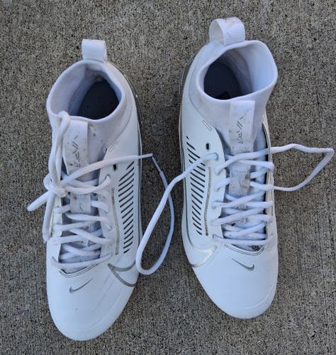 White Men's Size M 9.5 (W 10.5) Adult Nike Vapor (Used)