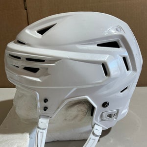 Bauer Re-Akt 150 Pro Stock Hockey Helmet Small White Blue Jackets (Used) 14687