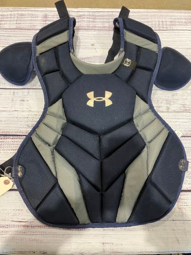 Blue Adult Under Armour Victory Series Catcher's Chest Protector (Used)