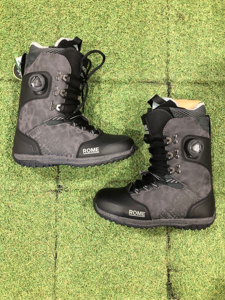 rome bodega snowboard boot men's SDS Boa Boots Liner Heat Moldable Liner 3D Ankle Support Gripflex Outsole Strategic Lugs for traction Inner Shell Harness The Mens Bodega Lace Snowboard Boots from Rome Snowboards has a tweak Rome Snowboard Boots | Rome