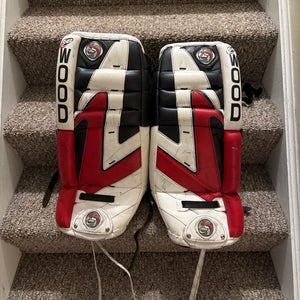 24" Sher-Wood GP 7000 Goalie Leg Pads (Used)