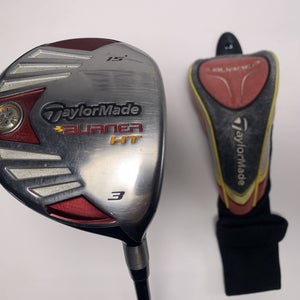 TaylorMade Burner HT Steel 2007 3  Fairway 15* REAX SuperFast 50g Regular RH HC