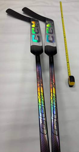 Senior CCM XF Pro Regular Goalie Stick 25" Paddle (2-Pack)