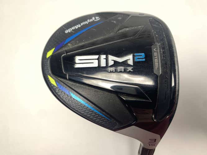 TaylorMade SIM2 MAX 3 Fairway Wood 15* Fujikura Ventus Blue 5R Regular RH