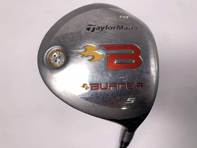 TaylorMade Burner 2008 5 Fairway Wood 18* REAX 49g Stiff Graphite Mens RH