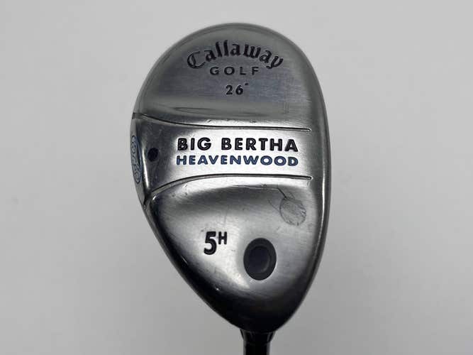 Callaway Big Bertha Heavenwood 5 Hybrid 26* Big Bertha Gems 55 Ladies RH