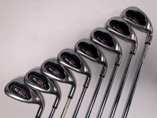 Callaway Big Bertha 2004 Iron Set 3-PW Uniflex Steel Mens RH