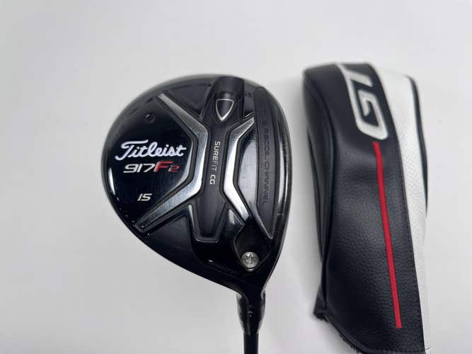 Titleist 917 F2 3 Fairway Wood 15* Tensei 1K Blue Xlink Tech 65g Stiff RH HC