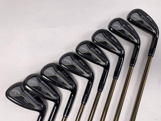 Callaway EPIC Forged Star Iron Set 6-PW+AW+GW+SW ATTAS Speed Series Senior RH