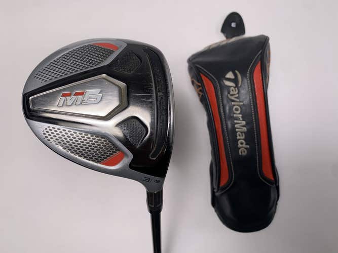 TaylorMade M6 3 Fairway Wood 15* Fujikura Atmos 5R Regular Graphite Mens RH HC