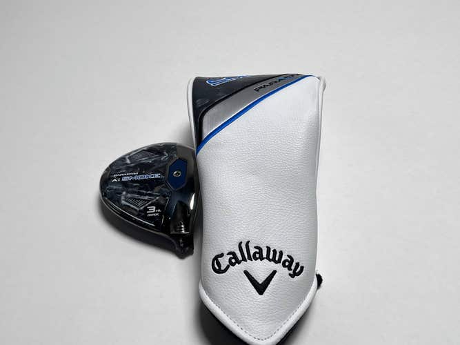 Callaway Paradym Ai Smoke Max Fast 3 HL Fairway Wood 16.5* HEAD ONLY Mens RH HC