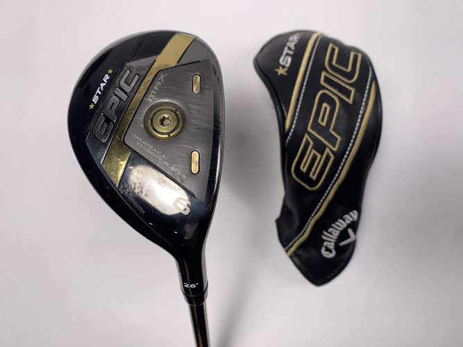 Callaway EPIC MAX Star 6 Hybrid 26* ATTAS Speed Series 40g Ladies Womens RH HC