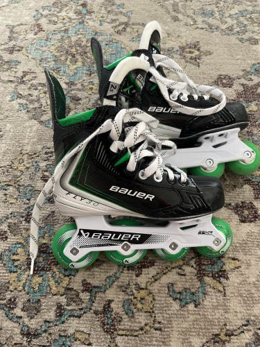 Bauer Inline Skates Regular Width Size 2.5 (Used)