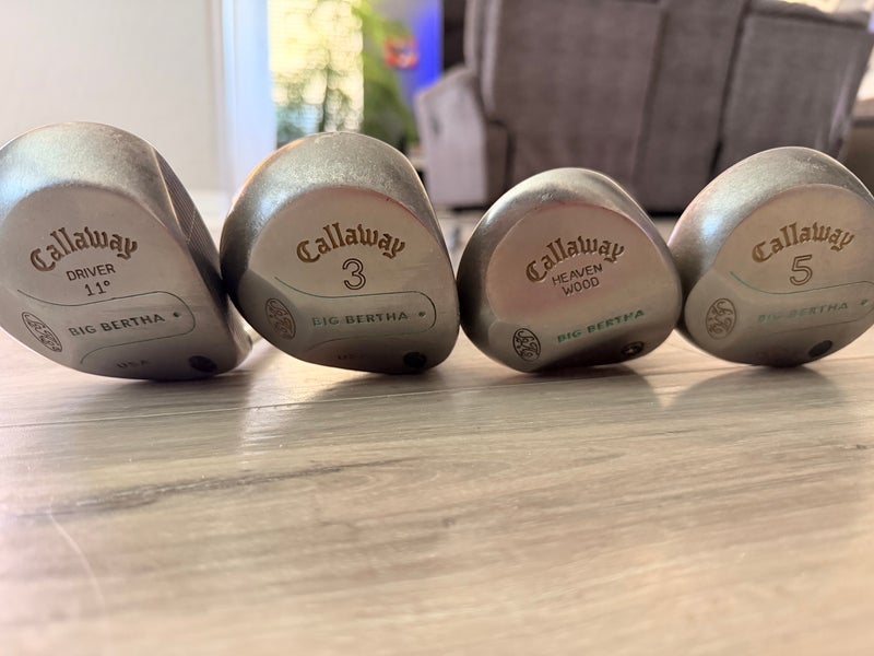 Womens Callaway Big Bertha 3 5 Heaven Wood and Driver Graphite Low Flex RH Golf