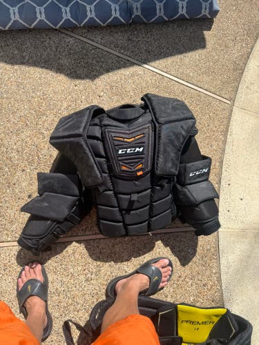 Small CCM AB18 Pro Goalie Chest Protector Pro Stock (Used)