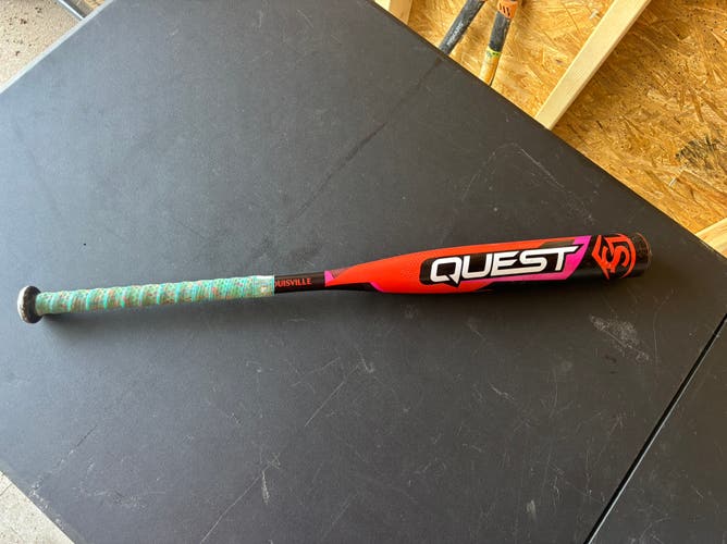 2022 Louisville Slugger Quest Alloy Bat (-12) Alloy 17 oz 29" (Used)