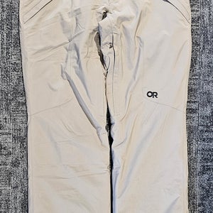 New Outdoor Research Snowcrew Snow Pants Women’s Small Tan Waterproof