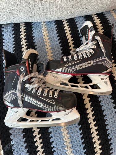2015 Bauer Vapor X500 Hockey Skates Regular Width 8 (Used)
