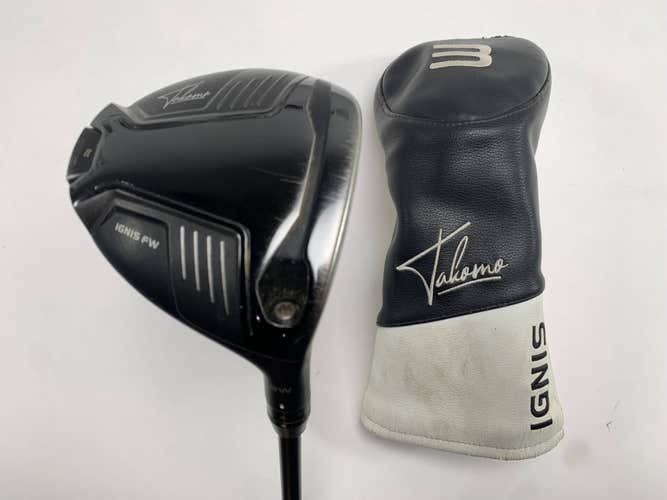 Takomo Ignis 3 Fairway Wood 15* Drago 65 Three Regular Graphite Mens RH HC