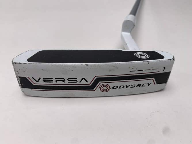 Odyssey Versa 1 White Black White Putter 35" Mens RH