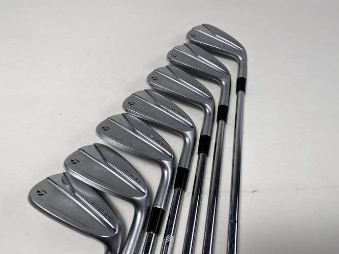 TaylorMade P790 2021 Iron Set 4-PW KBS Tour Lite Stiff Steel Mens RH