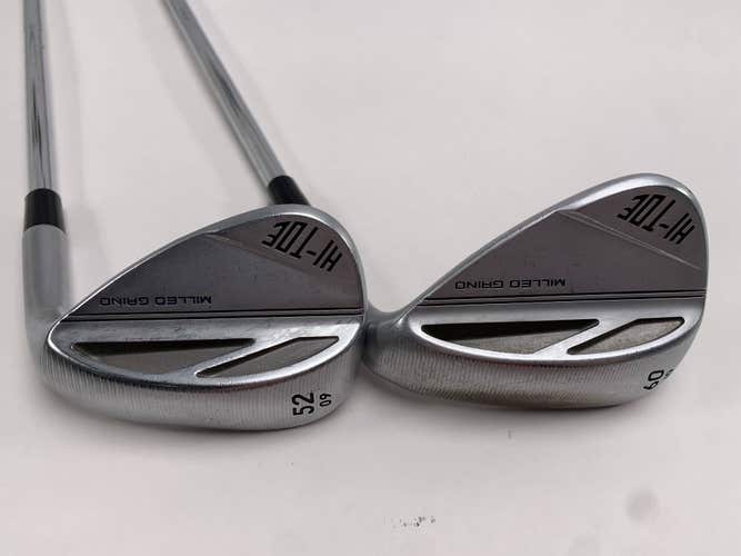 TaylorMade Milled Grind HI-TOE 3 Chrome Wedge Set 52* 9 | 60* 10 S400 Stiff RH
