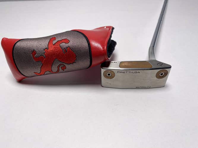 Piretti Matera CU 1st Run Putter 34" Copper Insert Mens RH HC