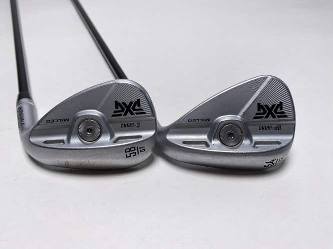 PXG Sugar Daddy III Milled Chrome Wedge Set 54* 12 | 58* 7 KBS Stiff Graphite