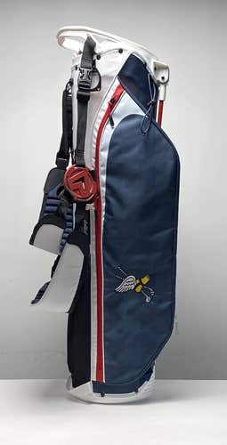 Callaway Par 3 Stand Bag Blue/White/Red 3-Way Divide Dual Strap Golf Bag